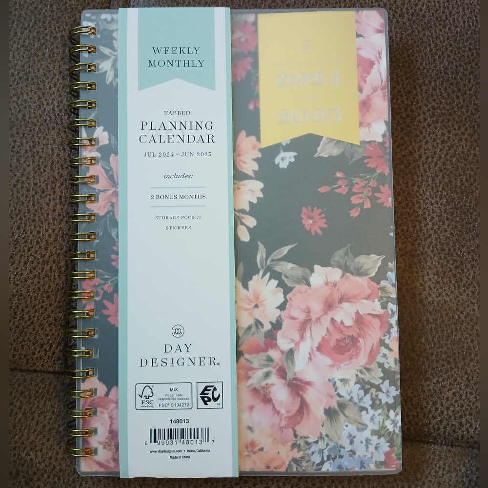 Day Designer tabbed planner 2024 to 2025